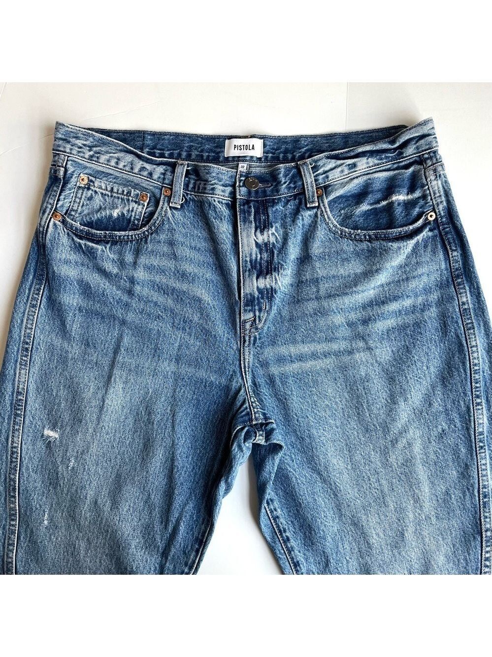 Pistola Bobbie Wide Leg Ankle Jeans - Picture 5 of 10